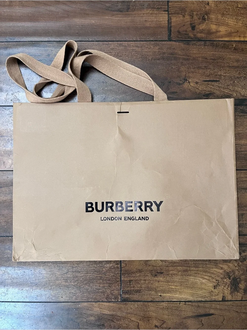 Burberry Tan Canvas Tote with Matching Straps